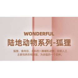 WANGE LIGAO DR.LUCK 1615 non  QUÁI THÚ TUYỆT VỜI CÁO bộ đồ chơi xếp lắp ráp ghép mô hình Creator Sáng Tạo 142 khối