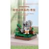 WANGE LIGAO DR.LUCK 1614 non  QUÁI THÚ TUYỆT VỜI KOALA bộ đồ chơi xếp lắp ráp ghép mô hình Creator Sáng Tạo 117 khối