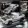 FORANGE FC1609 1609 non  SIÊU XE CỰC NHANH KÉO ÂM THANH VÀ ÁNH SÁNG bộ đồ chơi xếp lắp ráp ghép mô hình Speed Champions Racing Cars RACING CLUB Đua Xe Công Thức 294 khối