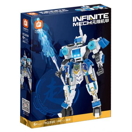 FORANGE FC1516 1516 non  VÔ CỰC CƠ KHÍ TRIỆU VÂN HÀNH TRÌNH TÂY bộ đồ chơi xếp lắp ráp ghép mô hình INFINITE MECH 253 khối