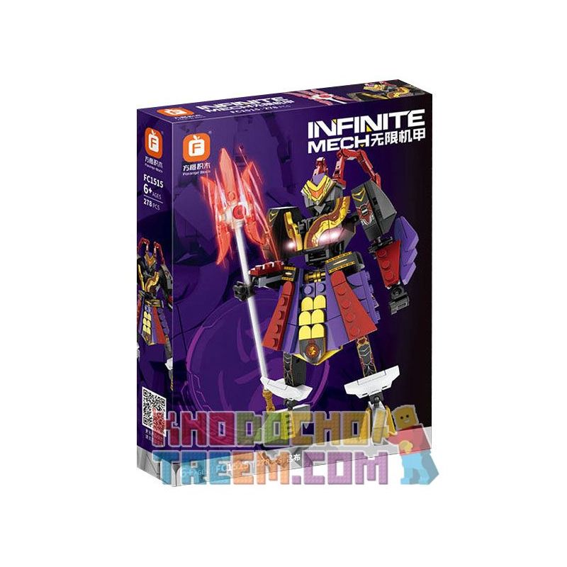 FORANGE FC1515 1515 non  INFINITE MECHA LỮ BỐ HÀNH TRÌNH VỀ MIỀN TÂY bộ đồ chơi xếp lắp ráp ghép mô hình 278 khối