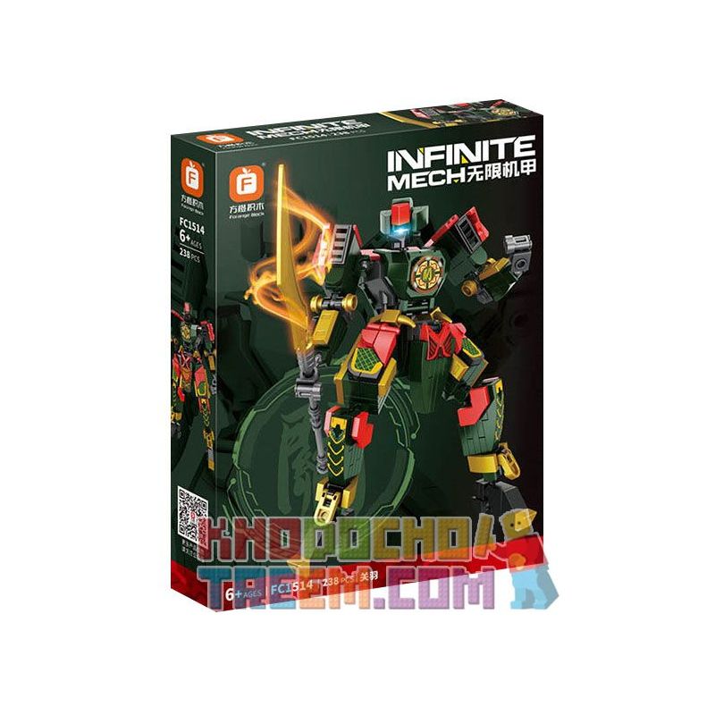 FORANGE FC1514 1514 non  VÔ CỰC CƠ KHÍ QUAN VŨ HÀNH TRÌNH VỀ PHƯƠNG TÂY GIÁP bộ đồ chơi xếp lắp ráp ghép mô hình INFINITE MECH 238 khối