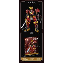 FORANGE FC1513 1513 non  INFINITE MECHA TÀO THÁO TÂY DU CƠ KHÍ bộ đồ chơi xếp lắp ráp ghép mô hình 271 khối
