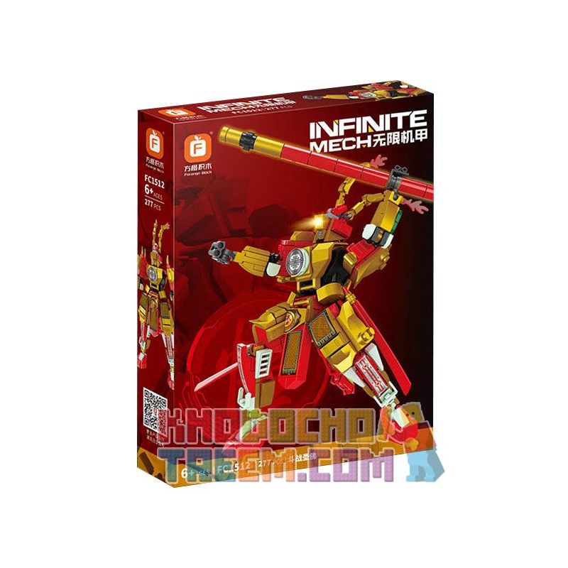 FORANGE FC1512 1512 non  INFINITE MECHA KHỈ VƯƠNG DU HÀNH VỀ MIỀN TÂY bộ đồ chơi xếp lắp ráp ghép mô hình 277 khối