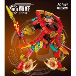 FORANGE FC1509 1509 non  INFINITE MECHA NEZHA HÀNH TRÌNH ĐẾN PHƯƠNG TÂY bộ đồ chơi xếp lắp ráp ghép mô hình 232 khối