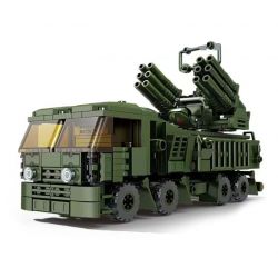 Kazi KY84155 84155 non  TRANG BỊ HIỆN ĐẠI XE PHÁO ARMOR-S1 bộ đồ chơi xếp lắp ráp ghép mô hình Military Army MODERN EQUIPMENT Quân Sự Bộ Đội 987 khối