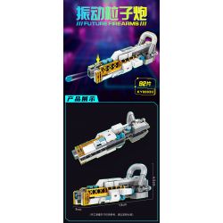 Kazi KY88030 88030 non  8 LOẠI SÚNG CẦM TAY TRONG TƯƠNG LAI PHÁO HẠT RUNG MÁY TẠO MÀU ĐỎ TIỂU LIÊN NĂNG LƯỢNG NHẸ LỰU CAO NỔ MÌN N2 TRƯỜNG CHÙM TỬ KÉP LASER XOẮN ỐC bộ đồ chơi xếp lắp ráp ghép mô hình FUTURE FIREARMS 837 khối