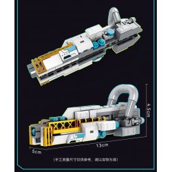 Kazi KY88030 88030 non  8 LOẠI SÚNG CẦM TAY TRONG TƯƠNG LAI PHÁO HẠT RUNG MÁY TẠO MÀU ĐỎ TIỂU LIÊN NĂNG LƯỢNG NHẸ LỰU CAO NỔ MÌN N2 TRƯỜNG CHÙM TỬ KÉP LASER XOẮN ỐC bộ đồ chơi xếp lắp ráp ghép mô hình FUTURE FIREARMS 837 khối