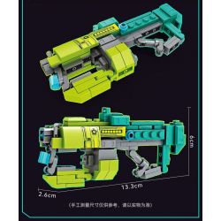 Kazi KY88030 88030 non  8 LOẠI SÚNG CẦM TAY TRONG TƯƠNG LAI PHÁO HẠT RUNG MÁY TẠO MÀU ĐỎ TIỂU LIÊN NĂNG LƯỢNG NHẸ LỰU CAO NỔ MÌN N2 TRƯỜNG CHÙM TỬ KÉP LASER XOẮN ỐC bộ đồ chơi xếp lắp ráp ghép mô hình FUTURE FIREARMS 837 khối