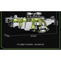 Kazi KY88030 88030 non  8 LOẠI SÚNG CẦM TAY TRONG TƯƠNG LAI PHÁO HẠT RUNG MÁY TẠO MÀU ĐỎ TIỂU LIÊN NĂNG LƯỢNG NHẸ LỰU CAO NỔ MÌN N2 TRƯỜNG CHÙM TỬ KÉP LASER XOẮN ỐC bộ đồ chơi xếp lắp ráp ghép mô hình FUTURE FIREARMS 837 khối