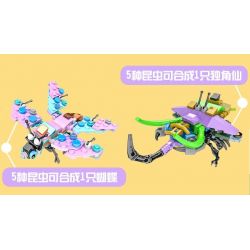 CAYI KY020 KY021 KY022 KY023 KY024 KY025 KY026 KY027 KY028 KY029 non  CÔN TRÙNG DỄ THƯƠNG 10 SỰ KẾT HỢP CỦA BƯỚM LỚN VÀ KỲ LÂN bộ đồ chơi xếp lắp ráp ghép mô hình Creator Sáng Tạo 311 khối