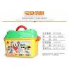 HYSTOYS HONGYUANSHENG AOLEDUOTOYS HG-1660B 1660B HG1660B Xếp hình kiểu    Creative Bucket Thiên đường Học Tập 123 khối
