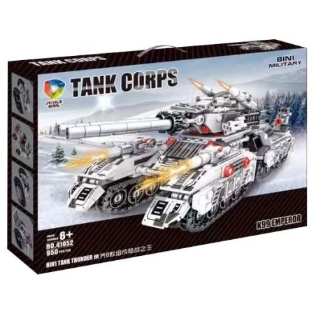 JIQILE 41052 41053 non  VUA ĐẤT CHIẾN K99 HOÀNG ĐẾ 8 TỔ HỢP bộ đồ chơi xếp lắp ráp ghép mô hình Military Army TANK CORPS Quân Sự Bộ Đội 950 khối