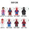 G BRAND GH0201 0201 GH0202 0202 GH0203 0203 GH0204 0204 GH0205 0205 GH0206 0206 G0126 0126 GH0199 0199 GH0200 0200 non  NGƯỜI NHỆN XUYÊN VŨ TRỤ 8 NHÂN VẬT NHỎ bộ đồ chơi xếp lắp ráp ghép mô hình Super Heroes SPIDER-MAN ACROSS THE SPIDER-VERSE Siêu Nhân Anh Hùng