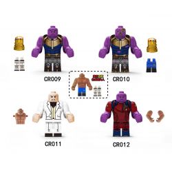 CR009 CR010 CR011 CR012 non  CÁC NHÂN VẬT NHỎ CỦA THANOS KINGPIN THING bộ đồ chơi xếp lắp ráp ghép mô hình Super Heroes Siêu Nhân Anh Hùng