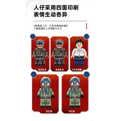 SEMBO 202192 non  MỘT QUỐC GIA HÙNG MẠNH THẾ HỆ TIẾP THEO CỦA MÁY BAY CHIẾN ĐẤU ĐA NĂNG HOẠT ĐỘNG TRÊN TÀU SÂN bộ đồ chơi xếp lắp ráp ghép mô hình Military Army Quân Sự Bộ Đội 960 khối