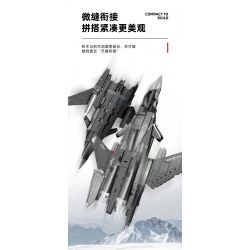 SEMBO 202192 non  MỘT QUỐC GIA HÙNG MẠNH THẾ HỆ TIẾP THEO CỦA MÁY BAY CHIẾN ĐẤU ĐA NĂNG HOẠT ĐỘNG TRÊN TÀU SÂN bộ đồ chơi xếp lắp ráp ghép mô hình Military Army Quân Sự Bộ Đội 960 khối