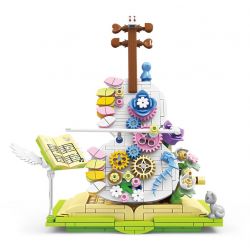 UNITED IMAGINE 1922B non  GIẤC MƠ VIOLON bộ đồ chơi xếp lắp ráp ghép mô hình VIOLIN BOOK 410 khối