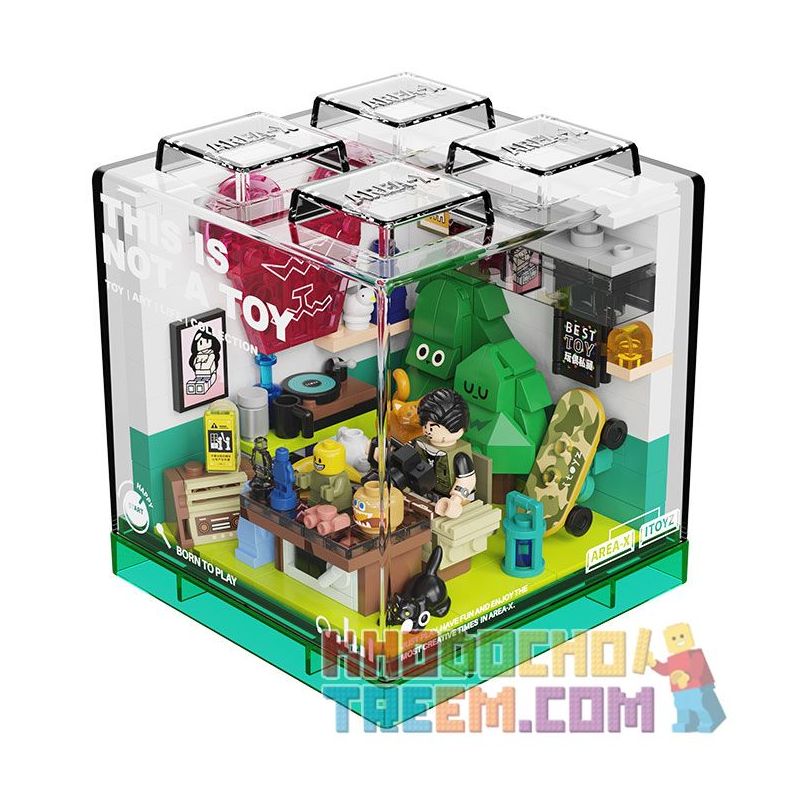 AREA-X AD0002 0002 non  HỘP CẢM HỨNG BỘ SƯU TẬP ĐỒ CHƠI RIÊNG ITOYZ ĐỒNG THƯƠNG HIỆU XBOX bộ đồ chơi xếp lắp ráp ghép mô hình