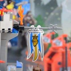 QMAN ENLIGHTEN KEEPPLEY 1019 non  TẤN CÔNG PHÁO ĐÀI TRONG RỪNG bộ đồ chơi xếp lắp ráp ghép mô hình Medieval Castle CASTLE KNIGHTS Chiến Tranh Trung Cổ 262 khối