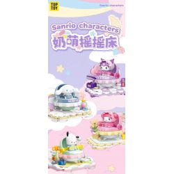 TOP TOY TC2306 2306 non  GIƯỜNG BẬP BÊNH CHO BÉ GIA ĐÌNH SANRIO MÔ HÌNH CHÓ PACHA bộ đồ chơi xếp lắp ráp ghép mô hình POCHACCO