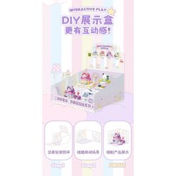 TOP TOY TC2306 2306 non  GIƯỜNG BẬP BÊNH CHO BÉ GIA ĐÌNH SANRIO MÔ HÌNH CHÓ PACHA bộ đồ chơi xếp lắp ráp ghép mô hình POCHACCO