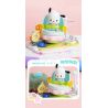 TOP TOY TC2306 2306 non  GIƯỜNG BẬP BÊNH CHO BÉ GIA ĐÌNH SANRIO MÔ HÌNH CHÓ PACHA bộ đồ chơi xếp lắp ráp ghép mô hình POCHACCO