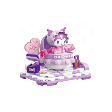 TOP TOY TC2304 2304 non  ROCKER DỄ THƯƠNG SỮA GIA ĐÌNH SANRIO NGƯỜI MẪU COOLOMI bộ đồ chơi xếp lắp ráp ghép mô hình KUROMI