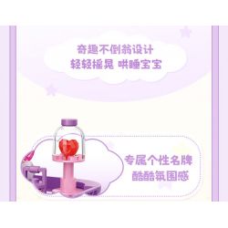 TOP TOY TC2304 2304 non  ROCKER DỄ THƯƠNG SỮA GIA ĐÌNH SANRIO NGƯỜI MẪU COOLOMI bộ đồ chơi xếp lắp ráp ghép mô hình KUROMI