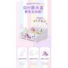 TOP TOY TC2304 2304 non  ROCKER DỄ THƯƠNG SỮA GIA ĐÌNH SANRIO NGƯỜI MẪU COOLOMI bộ đồ chơi xếp lắp ráp ghép mô hình KUROMI
