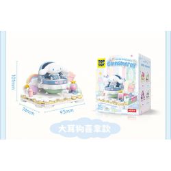 TOP TOY TC2304 2304 non  ROCKER DỄ THƯƠNG SỮA GIA ĐÌNH SANRIO NGƯỜI MẪU COOLOMI bộ đồ chơi xếp lắp ráp ghép mô hình KUROMI