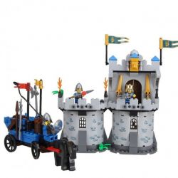 QMAN ENLIGHTEN KEEPPLEY 1020 non  PHÒNG THỦ LÂU ĐÀI NHÀ VUA bộ đồ chơi xếp lắp ráp ghép mô hình Medieval Castle CASTLE KNIGHTS Chiến Tranh Trung Cổ 267 khối