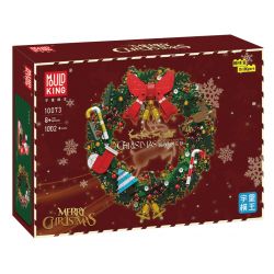 MouldKing 10073 Mould King 10073 non  VÒNG HOA BẠCH ĐÀN GIÁNG SINH bộ đồ chơi xếp lắp ráp ghép mô hình Creator CHRISTMAS EUCALYPTUS WREATH Sáng Tạo 1002 khối