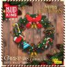 MouldKing 10073 Mould King 10073 non  VÒNG HOA BẠCH ĐÀN GIÁNG SINH bộ đồ chơi xếp lắp ráp ghép mô hình Creator CHRISTMAS EUCALYPTUS WREATH Sáng Tạo 1002 khối