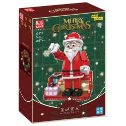 MouldKing 10072 Mould King 10072 non  ÔNG GIÀ NOEN bộ đồ chơi xếp lắp ráp ghép mô hình Creator SANTA CLAUS Sáng Tạo 2087 khối