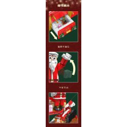 MouldKing 10072 Mould King 10072 non  ÔNG GIÀ NOEN bộ đồ chơi xếp lắp ráp ghép mô hình Creator SANTA CLAUS Sáng Tạo 2087 khối