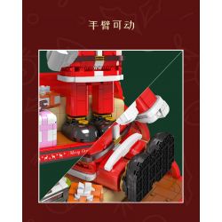MouldKing 10072 Mould King 10072 non  ÔNG GIÀ NOEN bộ đồ chơi xếp lắp ráp ghép mô hình Creator SANTA CLAUS Sáng Tạo 2087 khối