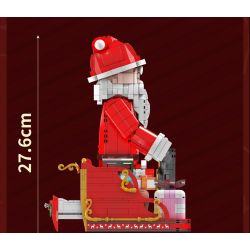 MouldKing 10072 Mould King 10072 non  ÔNG GIÀ NOEN bộ đồ chơi xếp lắp ráp ghép mô hình Creator SANTA CLAUS Sáng Tạo 2087 khối
