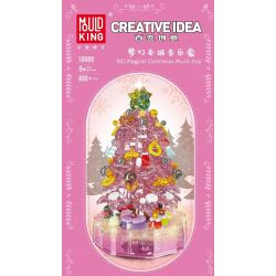 MouldKing 10089 10090 Mould King 10089 10090 non  HỘP NHẠC GIÁNG SINH GIẢ TƯỞNG bộ đồ chơi xếp lắp ráp ghép mô hình Creator MAGICAL CHRISTMAS MUSIC BOX Sáng Tạo 688 khối