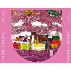 MouldKing 10089 10090 Mould King 10089 10090 non  HỘP NHẠC GIÁNG SINH GIẢ TƯỞNG bộ đồ chơi xếp lắp ráp ghép mô hình Creator MAGICAL CHRISTMAS MUSIC BOX Sáng Tạo 688 khối