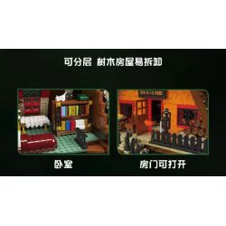 MouldKing 16053 Mould King 16053 non  CABIN TRONG RỪNG bộ đồ chơi xếp lắp ráp ghép mô hình Creator CABIN THE WOODS Sáng Tạo 3398 khối