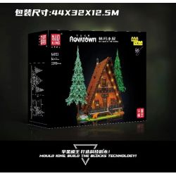 MouldKing 16053 Mould King 16053 non  CABIN TRONG RỪNG bộ đồ chơi xếp lắp ráp ghép mô hình Creator CABIN THE WOODS Sáng Tạo 3398 khối