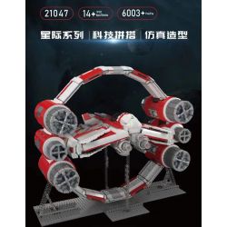 MouldKing 21047 Mould King 21047 non  MÁY BAY CHIẾN ĐẤU GIỮA CÁC VÌ SAO bộ đồ chơi xếp lắp ráp ghép mô hình Star Wars INTERSTELLAR RING FIGHTER Chiến Tranh Giữa Các Vì Sao 6003 khối