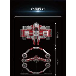 MouldKing 21047 Mould King 21047 non  MÁY BAY CHIẾN ĐẤU GIỮA CÁC VÌ SAO bộ đồ chơi xếp lắp ráp ghép mô hình Star Wars INTERSTELLAR RING FIGHTER Chiến Tranh Giữa Các Vì Sao 6003 khối