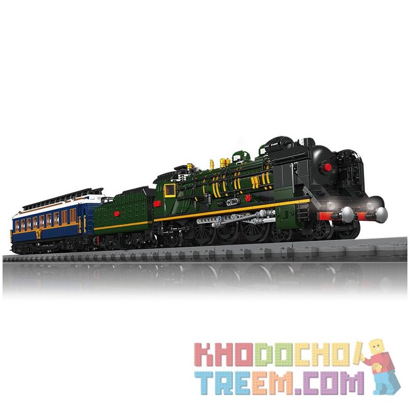 MouldKing 12025 Mould King 12025 non  ĐẦU MÁY HƠI NƯỚC ORIENT EXPRESS FRENCH RAILWAYS SNCF231 bộ đồ chơi xếp lắp ráp ghép mô hình City ORIENT EXPRESS-FRENCH RAILWAYS SNCF 231 STEAM LOCOMOTIVE Thành Phố 3898 khối