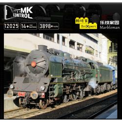 MouldKing 12025 Mould King 12025 non  ĐẦU MÁY HƠI NƯỚC ORIENT EXPRESS FRENCH RAILWAYS SNCF231 bộ đồ chơi xếp lắp ráp ghép mô hình City ORIENT EXPRESS-FRENCH RAILWAYS SNCF 231 STEAM LOCOMOTIVE Thành Phố 3898 khối
