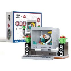 MOYU BLOCK MY97114 97114 non  THIẾT BỊ CỔ ĐIỂN MÁY TÍNH bộ đồ chơi xếp lắp ráp ghép mô hình 706 khối