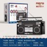 MOYU BLOCK MY97112 97112 non  THIẾT BỊ CỔ ĐIỂN MÁY GHI ÂM CASSETTE bộ đồ chơi xếp lắp ráp ghép mô hình 743 khối