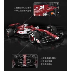 CADA DOUBLEE C64005 64005 non  XE ĐUA ALFA ROMEO 2022 F1 C42 tỷ lệ 1:8 bộ đồ chơi xếp lắp ráp ghép mô hình  ALFA ROMEO F1 TEAM ORLEN C42 2022 Kỹ Thuật Công Nghệ Cao Mô Hình Phương Tiện 1868 khối