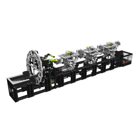 MouldKing 26011 Mould King 26011 REBRICKABLE MOC-103725 103725 MOC103725 non  NHÀ MÁY SẢN XUẤT DÂY CHUYỀN LẮP RÁP GBC BÀN XOAY GẦU bộ đồ chơi xếp lắp ráp ghép mô hình  BUCKETS BIG WHEEL Kỹ Thuật Công Nghệ Cao Mô Hình Phương Tiện 2026 khối